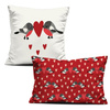 DECORATIVE PILOWS - BIRDS IN LOVE pat. 2
