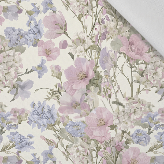 PASTEL FLOWERS WZ. 23 - tkanina bawełniana
