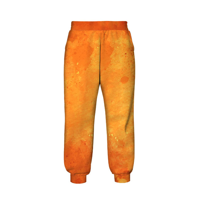 ORANGE SPECKS - Paneel (80cm x 155cm) Wasserabweisende Webware