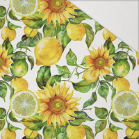Sunflowers wz. 6 - Hydrophobic brushed knit