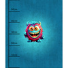 MONSTER CUTE HALLOWEEN WZ. 4 - PANEL (60cm x 50cm) Panama 220g