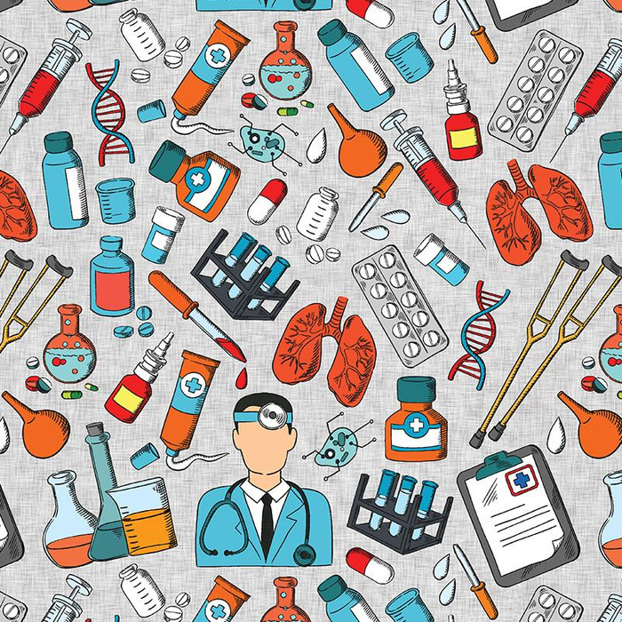 DOCTOR (HOBBIES AND JOBS) / acid -  single jersey with elastane 