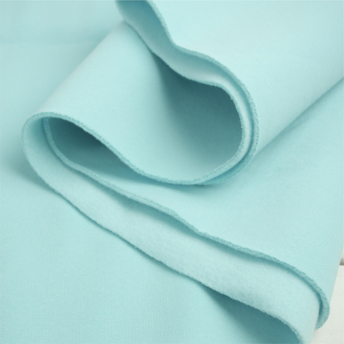 Gruba dresówka drapana D300 - AQUA (D-180)