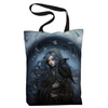 SHOPPER BAG - GOTHIC GIRL pat. 2 - Waterproof woven fabric - sewing set