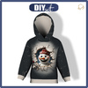 DZIECIĘCA BLUZA Z KAPTUREM (ALEX) - HAPPY SNOWMAN - zestaw do uszycia (86/92)