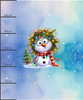 Christmas animal wz. 8 - panel (60cm x 50cm) SINGLE JERSEY
