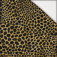 Black & Gold Glamour wz.3 - brushed knitwear with elastane ITY