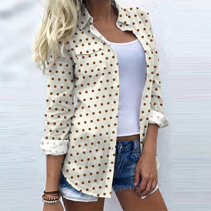 POLKA DOTS WZ. 7 - tkanina szybkoschnąca