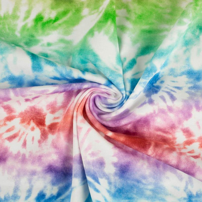 BATIK Ms. 1  / regenbogen - bio single jerset mit Elastan  Sommersweat