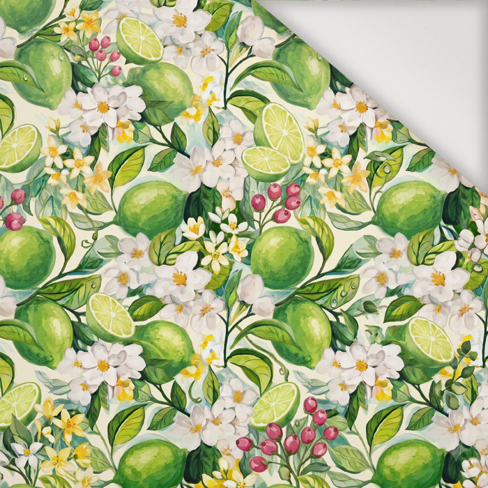 TUTTI FRUTTI WZ. 41 / lime cream - rychleschnoucí tkanina