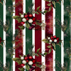 CHRISTMAS STRIPES WZ.3 - BURGUNDY
