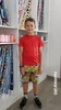 KURZE KINDERHOSE (RIO) - MARINE m. 4 - Sommersweat (86/92)