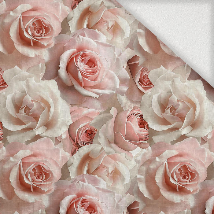 PASTEL FLOWERS WZ.7 - Tkanina na obrusy