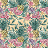 TROPICAL FRUIT MIX  - looped knit fabric