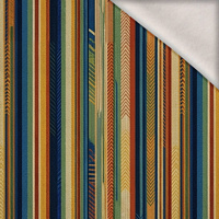 RETRO GEOMETRIC WZ. 14 - Wintersweat angeraut mit Elastan ITY
