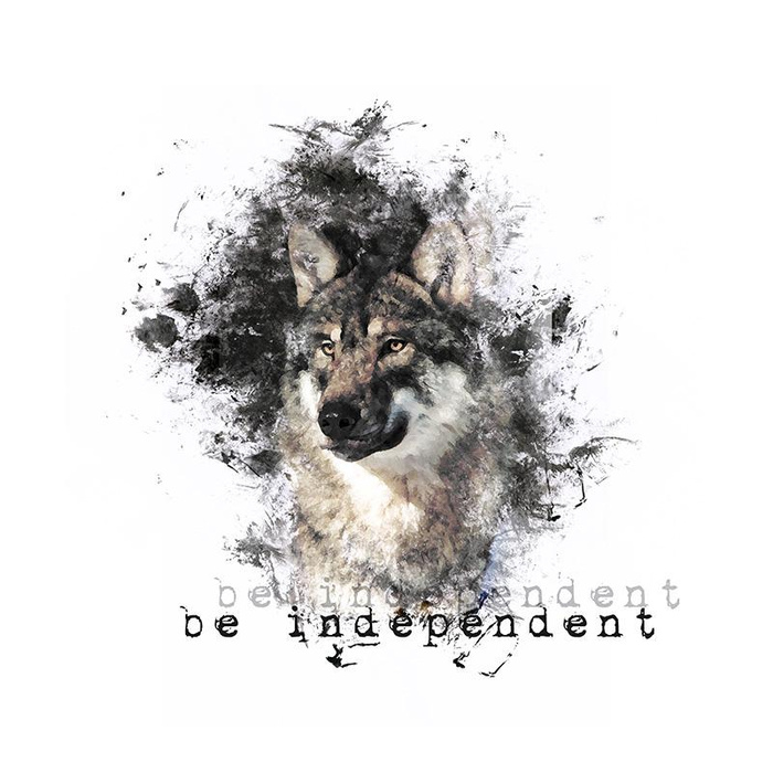 BE INDEPENDENT (BE YOURSELF) - PANEL SINGLE JERSEY