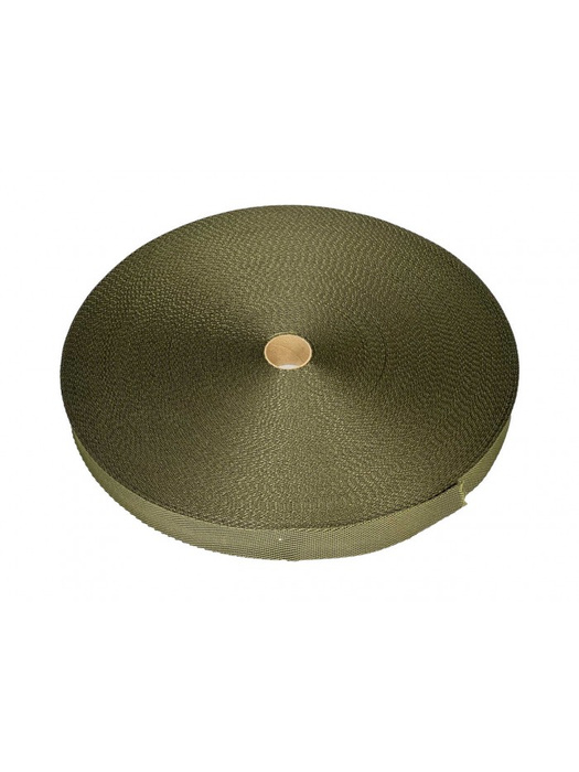 Webbing Tape 30 mm, 100 m - military khaki