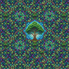 Stained Garden m. 14 - panel (60cm x 50cm) Wasserabweisende Webware