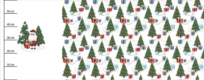 THE LAST PRESENT (IN THE SANTA CLAUS FOREST) - PANORAMIC PANEL 60 cm