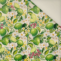 TUTTI FRUTTI WZ. 41 / lime cream - Upholstery velour