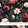 FLOWERS wz.7 - Hydrofobní česaná teplákovina