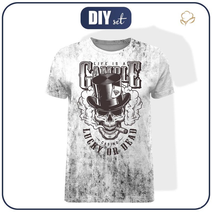 MEN’S T-SHIRT - THE KING OF POKER pat. 5 - single jersey L