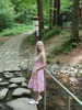ŠATY "ISABELLE" - KVĚTY (vzor 2 šedý) / bílá - šicí souprava XS