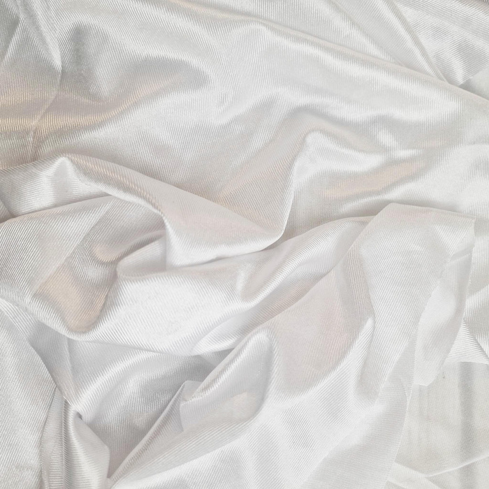 WEIß - Lurex Strickware