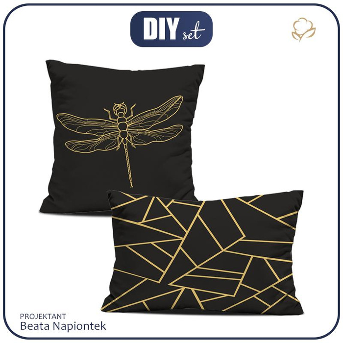 DECORATIVE PILOWS - GOLDEN DRAGON