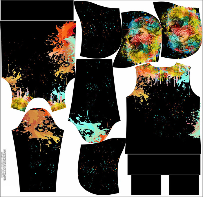 DÁMSKA MIKINA (POLA) CLASSIC S KAPUCÍ - LEV - Sada šití M