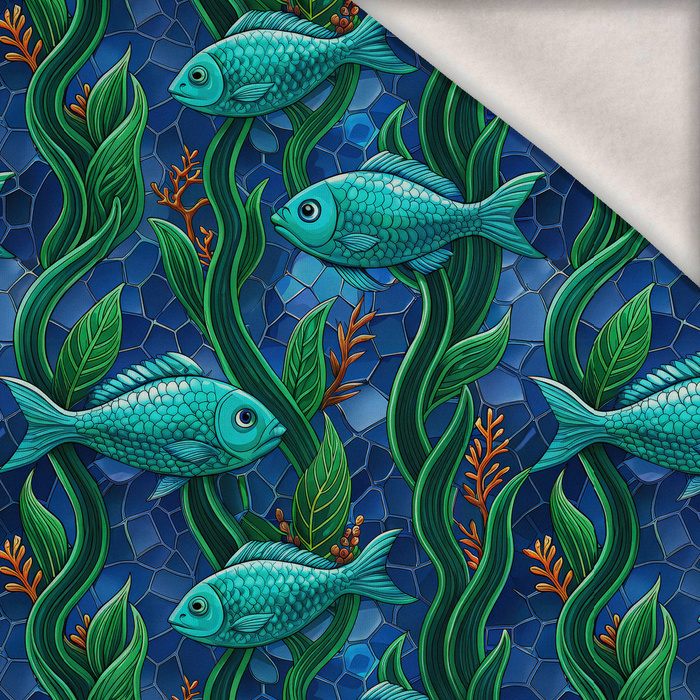 Stained Glass wz. 31 - brushed knitwear with elastane ITY