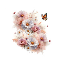 PASTEL BLOOM WZ. 3 - PANEL (60cm x 50cm)