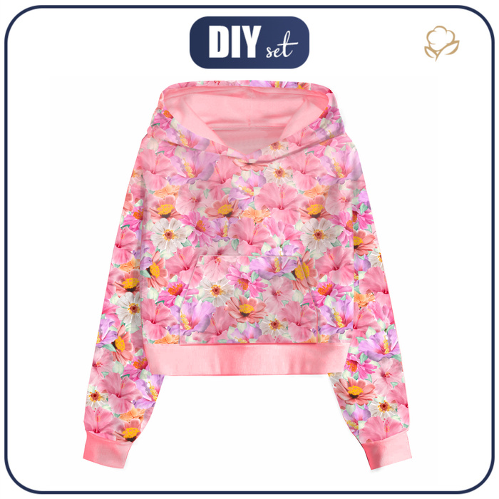 Cropped hoodie (IDA) - ALCEAS - sewing set - S