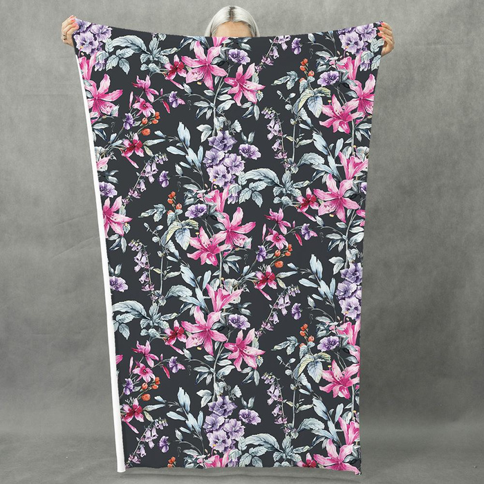 SPRING MEADOW pat. 2- Upholstery velour 