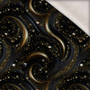 Black & Gold Glamour wz.10 - Wintersweat angeraut mit Elastan ITY