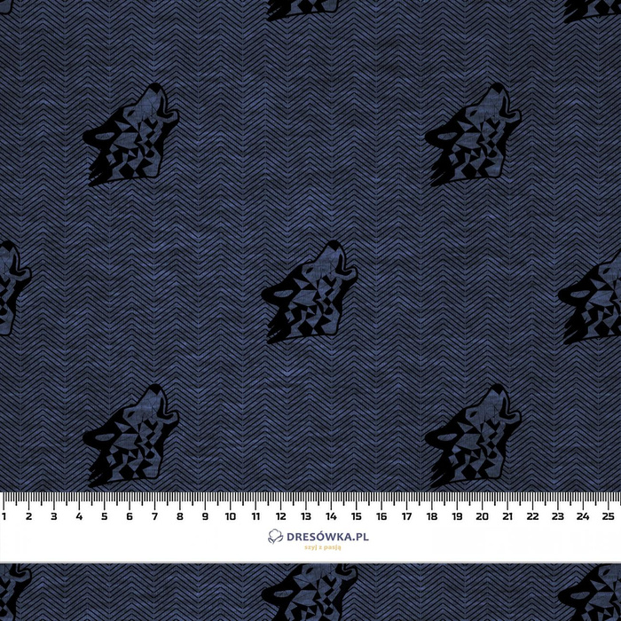 WOLF / NOČNÍ VOLÁNÍ / jeans - tkanina wodoodporna