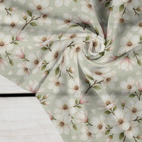 PASTEL FLOWERS WZ. 24 - Krep