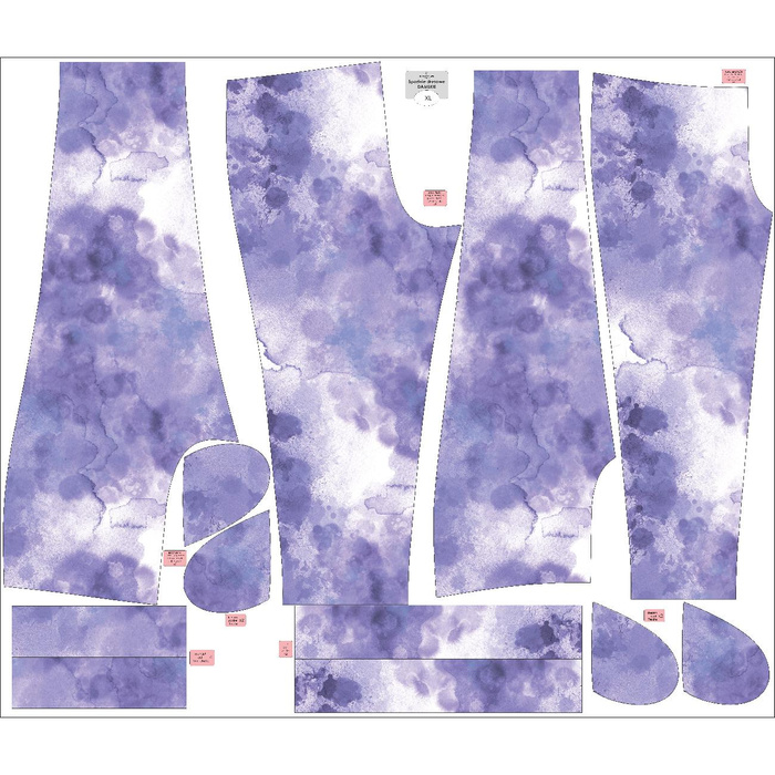 DAMEN JOGGINGHOSE (NOEMI) - KLECKSE MS. 2 (Very Peri) - Nähset XXL