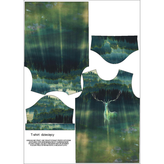 KID’S T-SHIRT - JELNIK BEAST - sewing set (128/134)