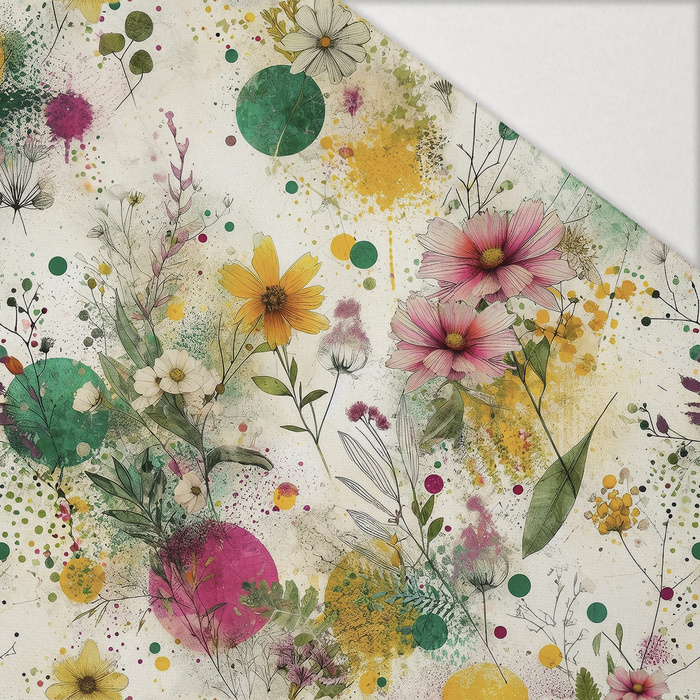 FLORAL REVERIE WZ. 1 - Hydrophobic brushed knit