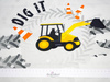 DIGGER - PANEL (60cm x 50cm) ORGANIC SINGLE JERSEY
