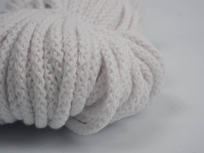 Strings cotton 5mm - WHITE