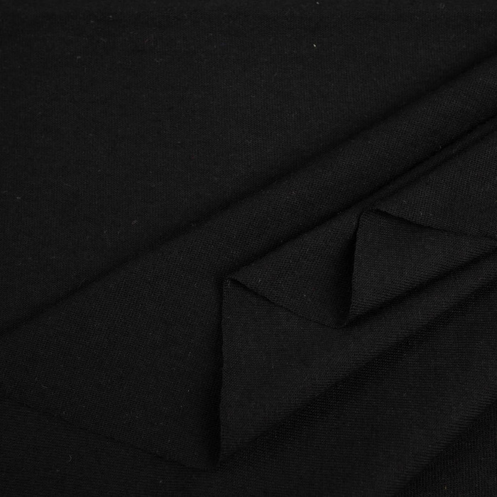 D-16 černá - úplet tričkovina 100% bavlna T140