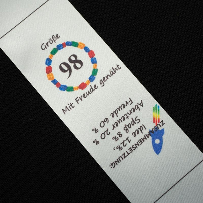 Jungs Textillabel DE - Größe 50 - 4 Stck Set