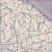 SCHNITTMUSTER (HOBBIES UND BERUFE ) - ecru / weiß - Softshell