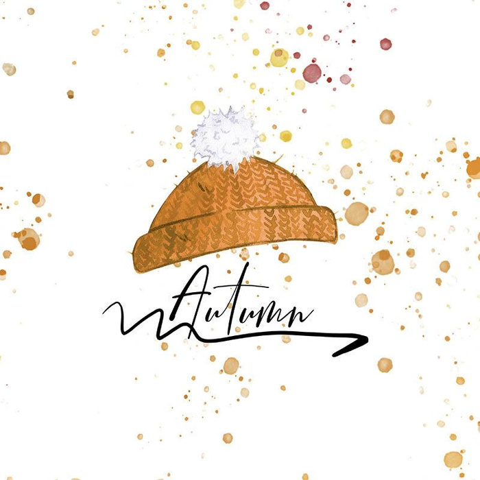 PODZIMNÍ ČEPICE - panel 50cm x 60cm