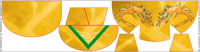 HÜFTTASCHE DES GOLDENEN NINJA - groß