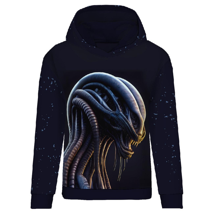 CLASSIC DAMEN HOODIE (POLA) - ALIEN PORTRAIT - Nähset XL