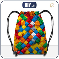 GYM BAG - COLORFUL BLOCKS PAT. 2 - big