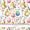 HAPPY EASTER WZ. 19 - Mušelín bavlněný
